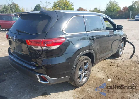 2018 Toyota Highlander Limited Platinum z USA, uszkodzony, nr VIN 5TDDZRFH7JS498107